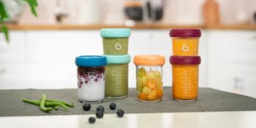 Pots en verre bébé