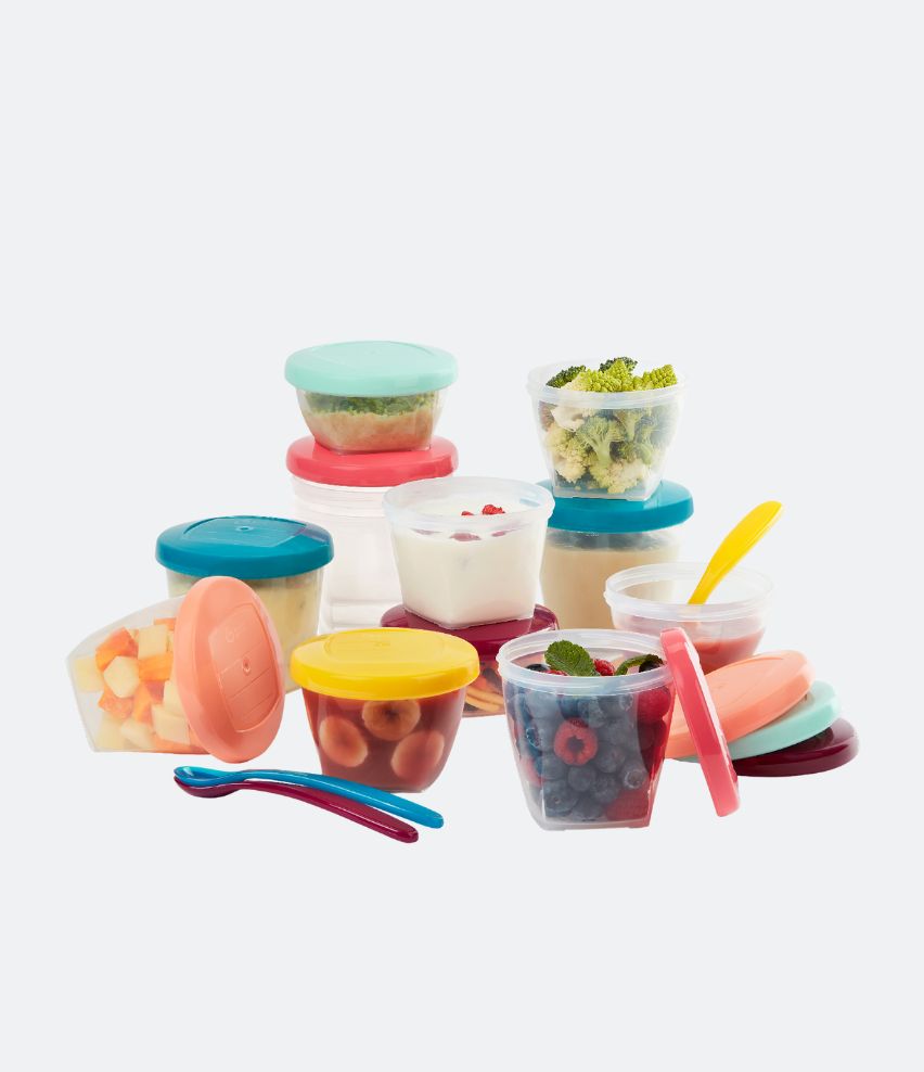 Lot de 12 Babybols - Contenants repas pour bébé
