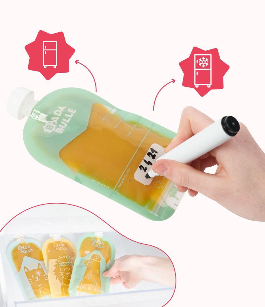 Lot de 15 gourdes réutilisables