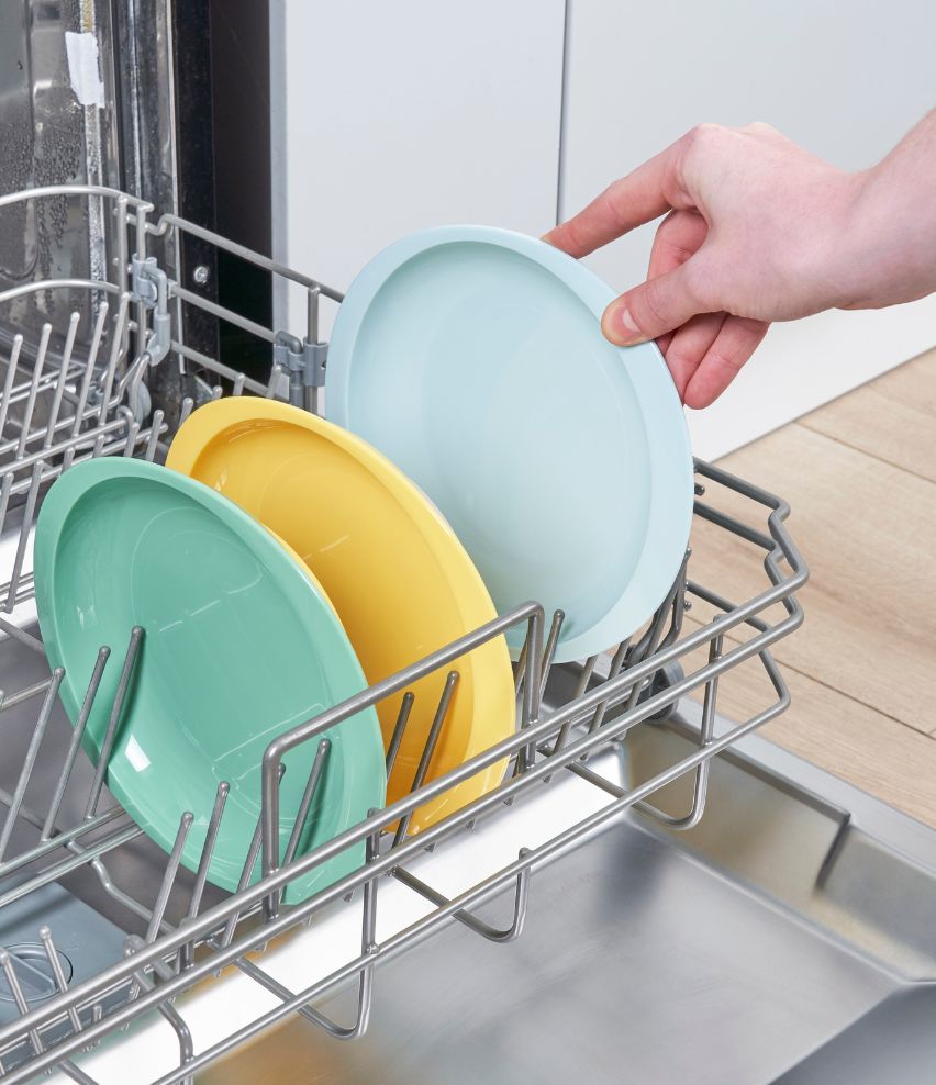 Lot de 3 assiettes antidérapantes