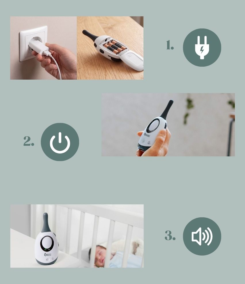 Simply Care Analogique Babyphone Audio