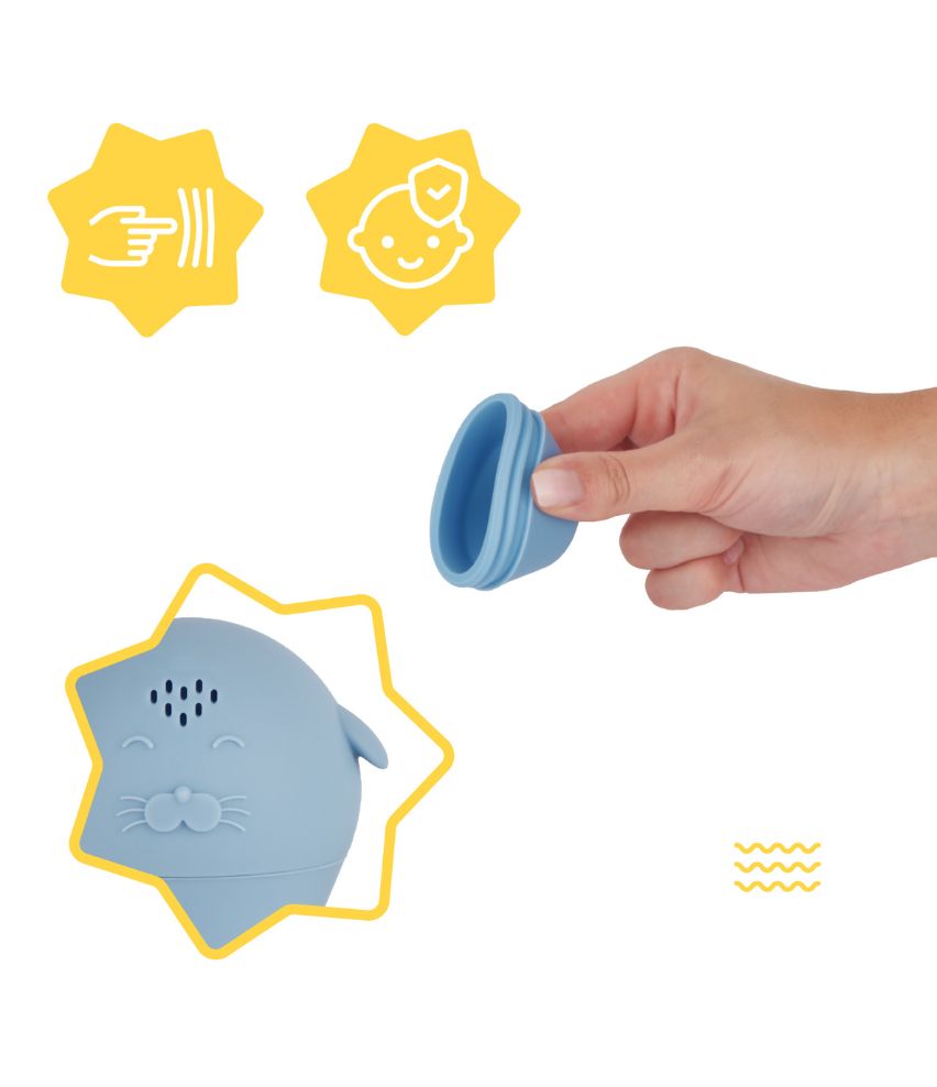 Lot de 4 aspergeurs de bain silicone