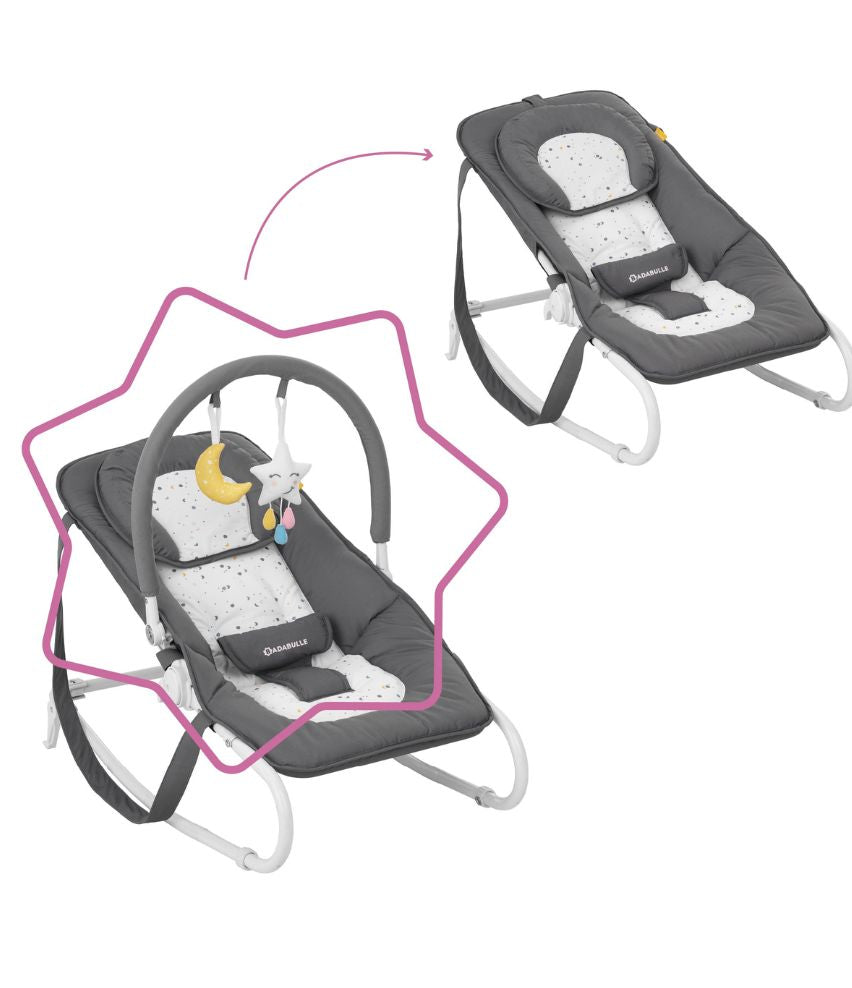 Transat bébé position fixe ou balancelle - Easy
