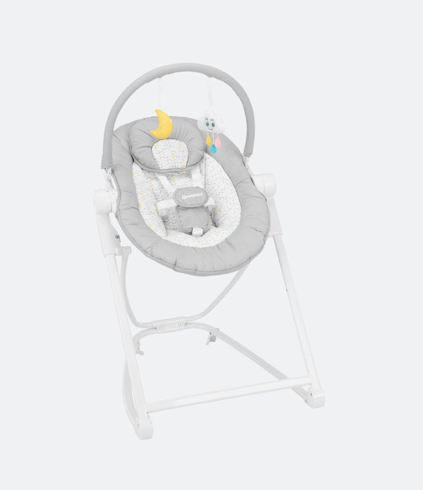 Support Mobile Réglable Babybay - Bois De Hêtre Massif, Pour Lits à Barres Rondes