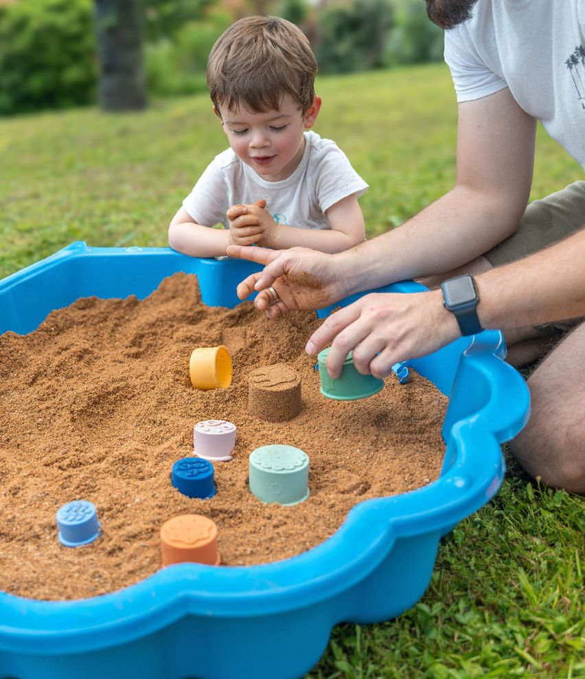 Jouets de bain empilables