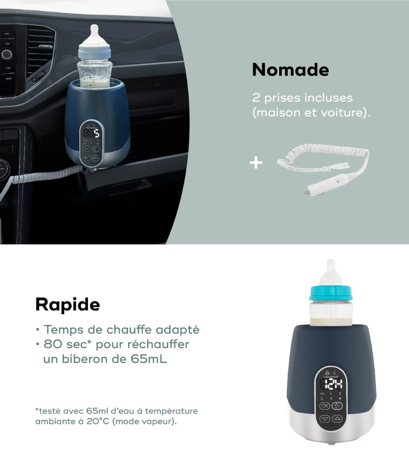 Chauffe-biberon Nomade - NutriSmart Imparfait