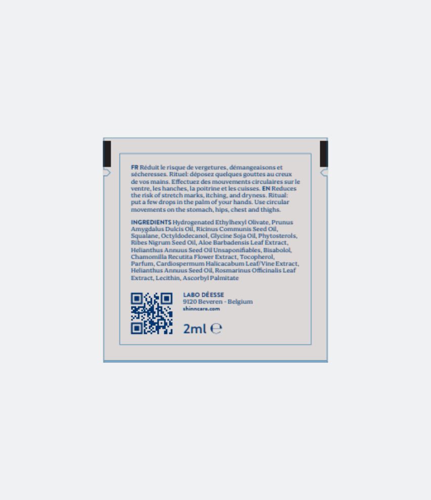 Echantillon Huile anti-vergeture de grossesse