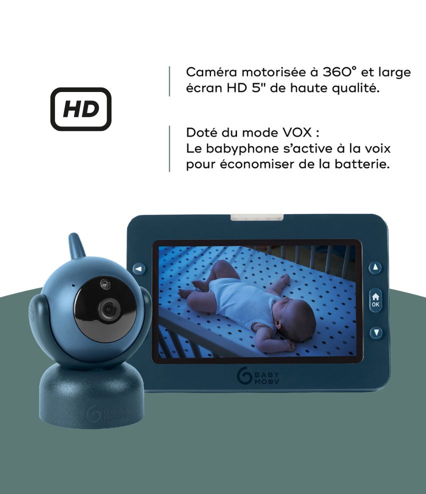babyphone caméra puissant YOO master babymoov