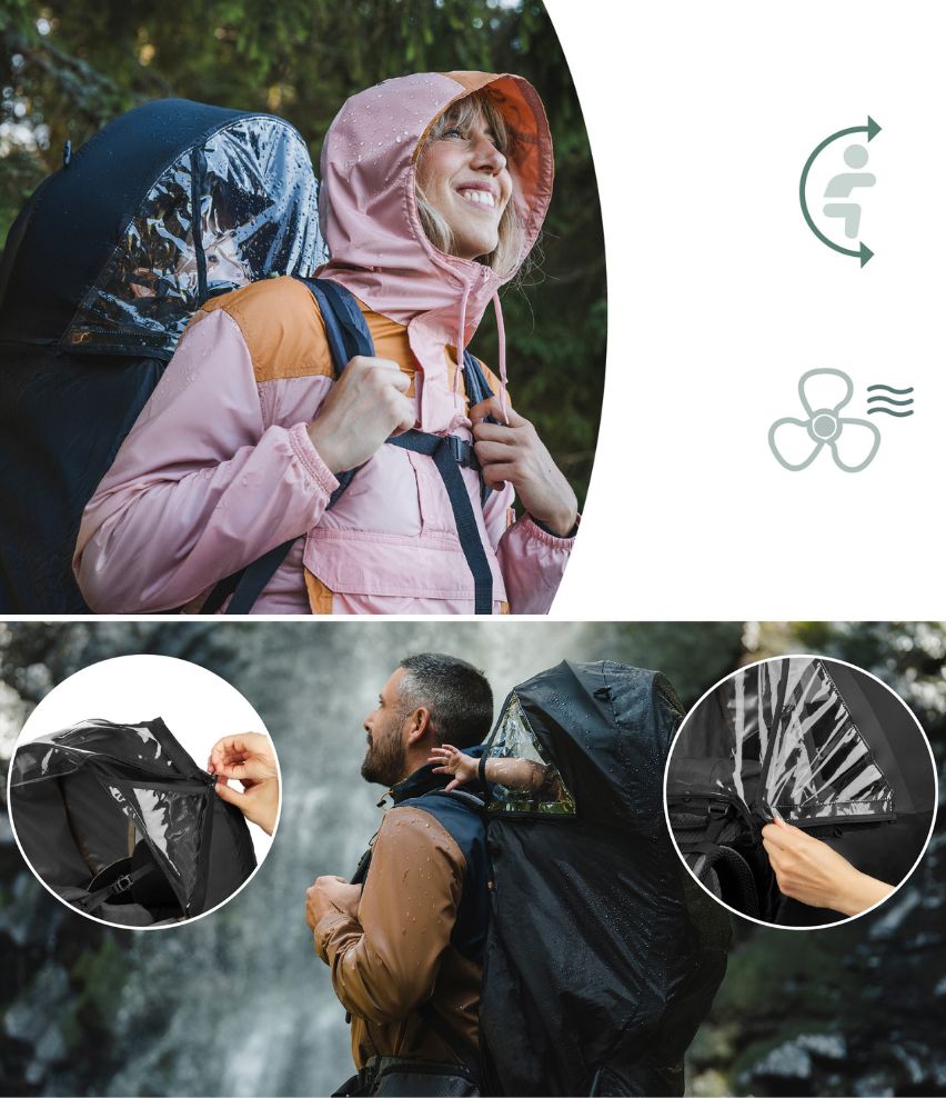 Housse de pluie porte-bébé Moov & Hike