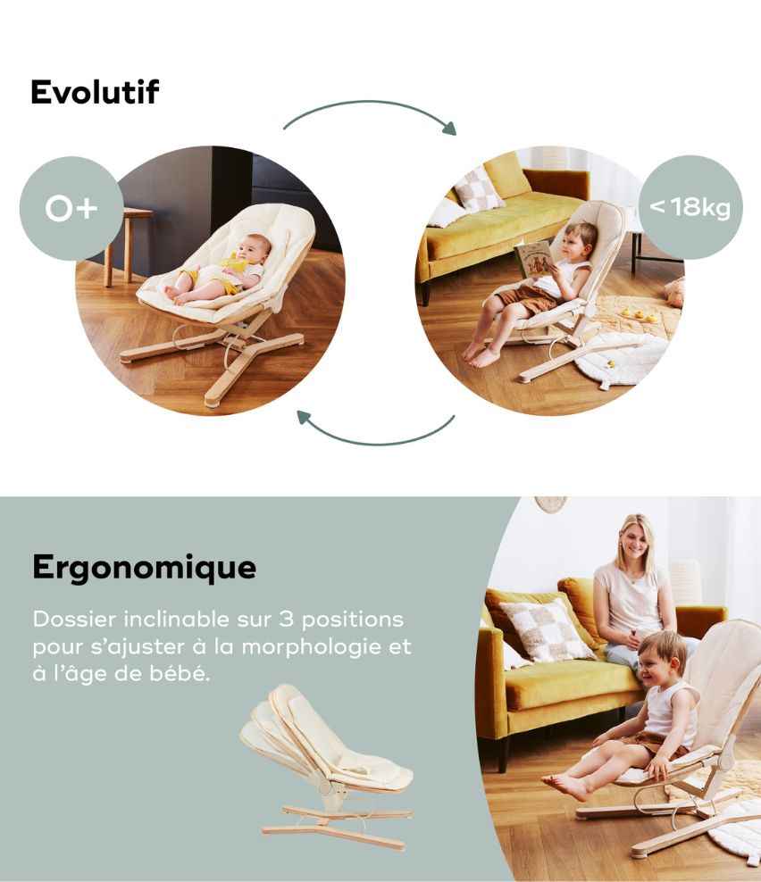 transat bébé bois