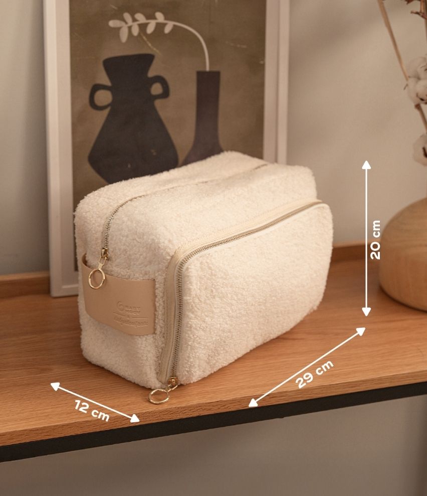 Trousse de toilette Curl White x Babyatoutprix