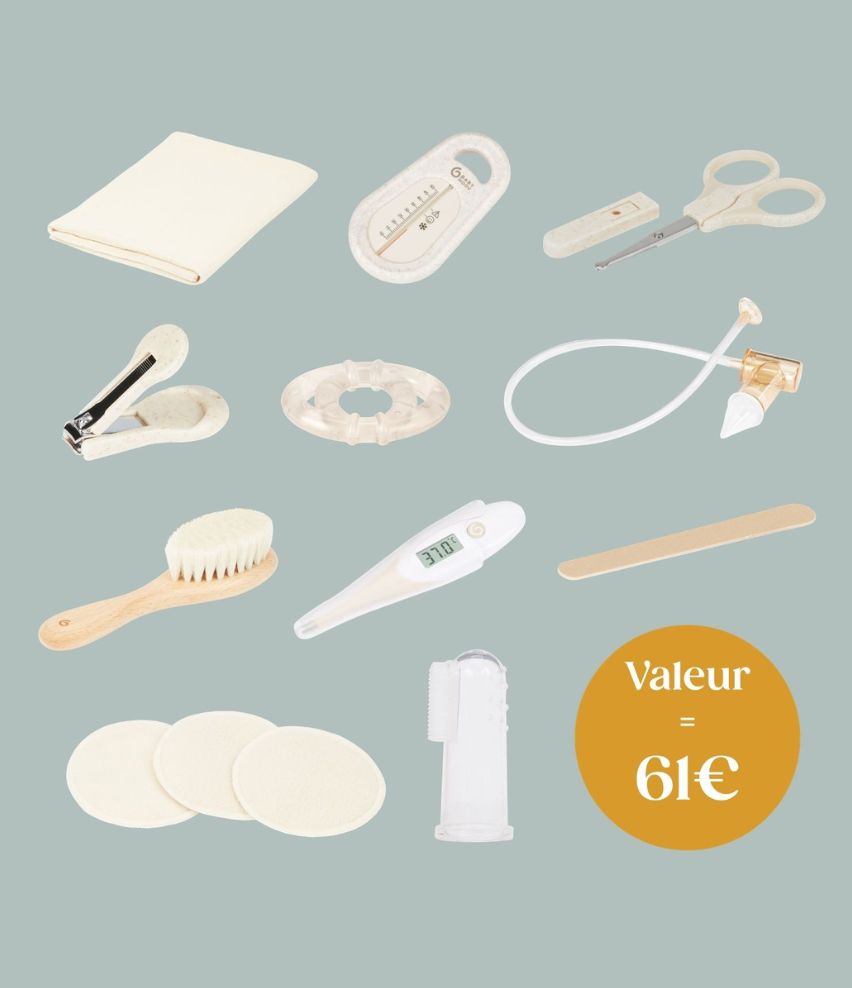 Trousse de toilette Curl White x Babyatoutprix