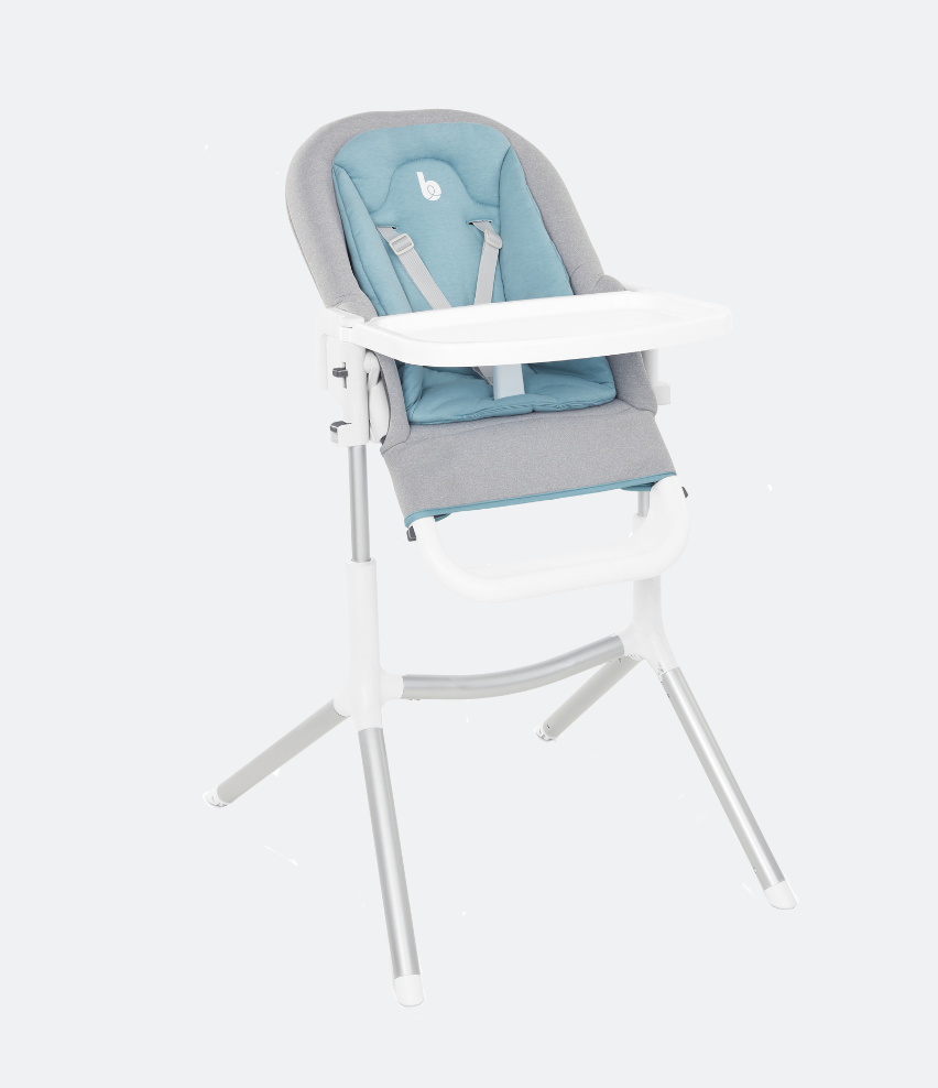 Pied avant droit c (x 1) avec roulette pour Chaise Haute Slick