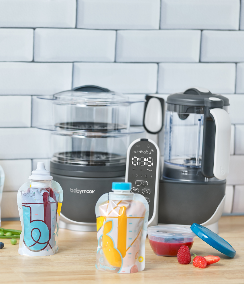 Pack Nutribaby(+) & Gourdes Réutilisables Foodii™