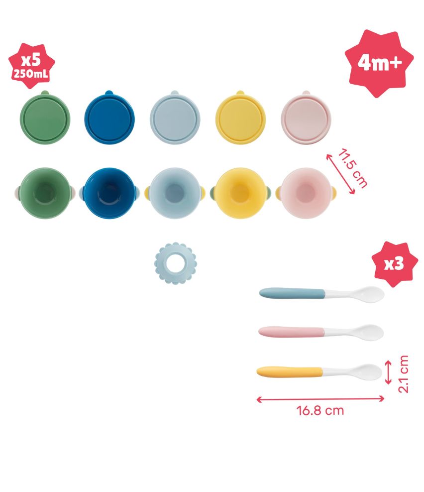 #Style_Lot de 5 bols + 3 cuillères