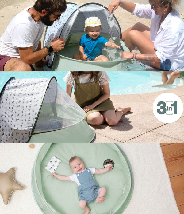 Babymoov Aquani Speelnest & zwembadje Anti-UV FPS 50 Marinière