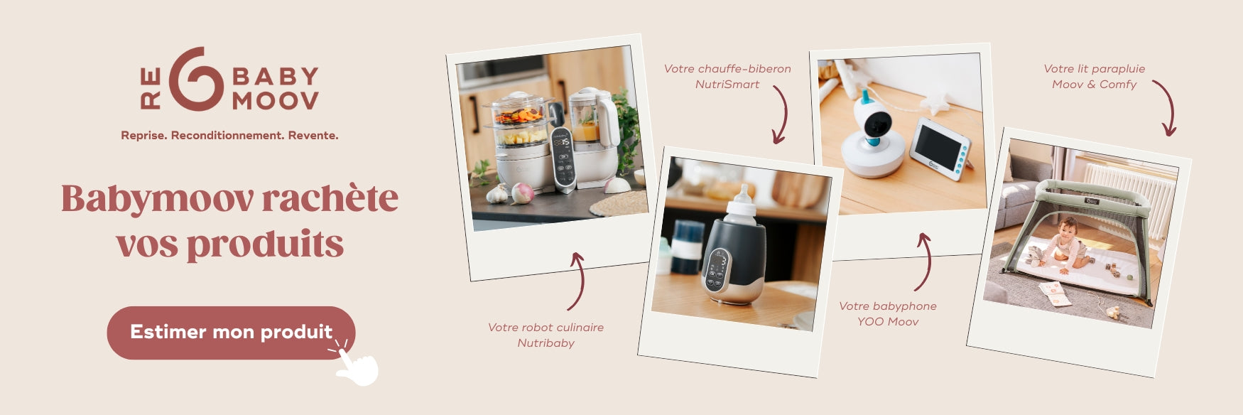 Rachat produits Babymoov, seconde vie