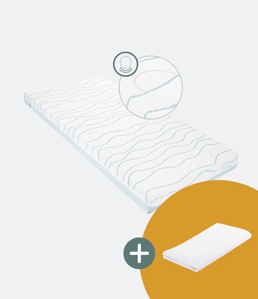 Matelas Bébé Mousse Anti Tête Plate - COSY'LITE