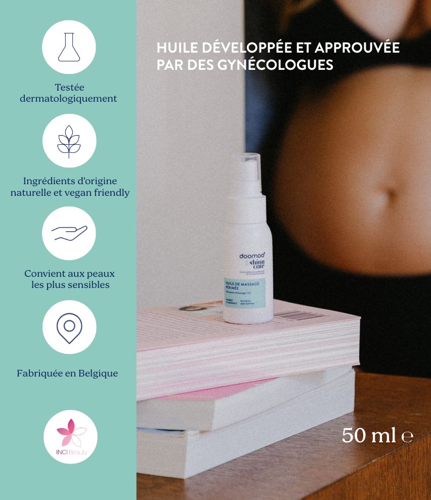 Huile de massage périnée
