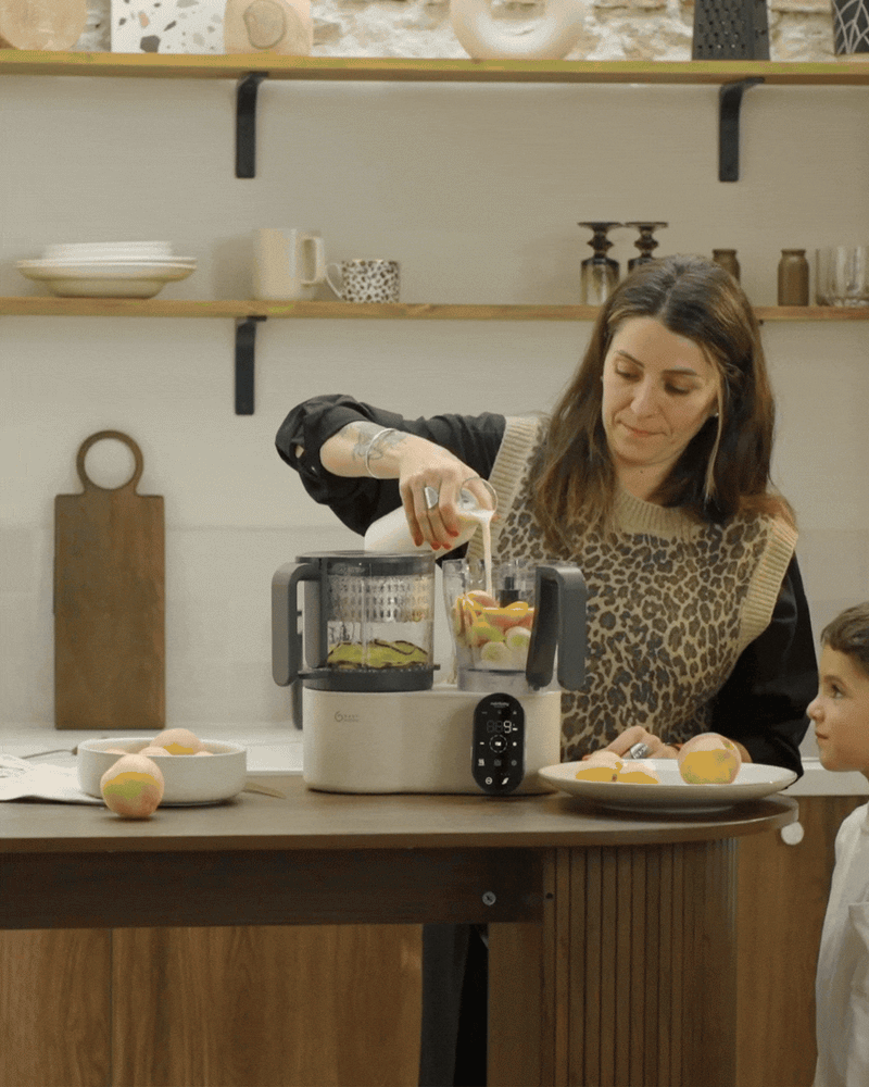 Cuisson et mixage en même temps