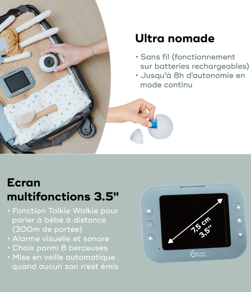 Babyphone caméra Yoo-Travel Imparfait prix remisé Babyphone caméra Yoo-Travel Imparfait prix remisé