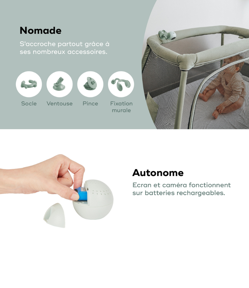 Babyphone Yoo Go+ HD + sa caméra additionnelle