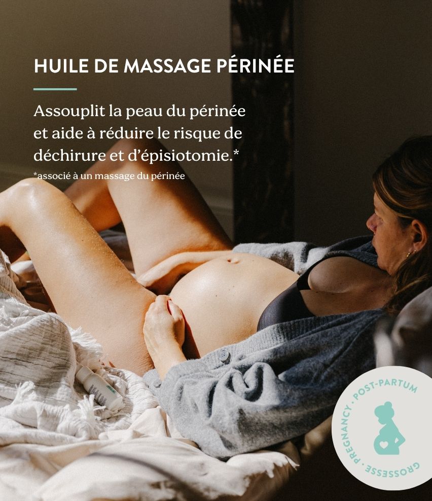huile massage périnée