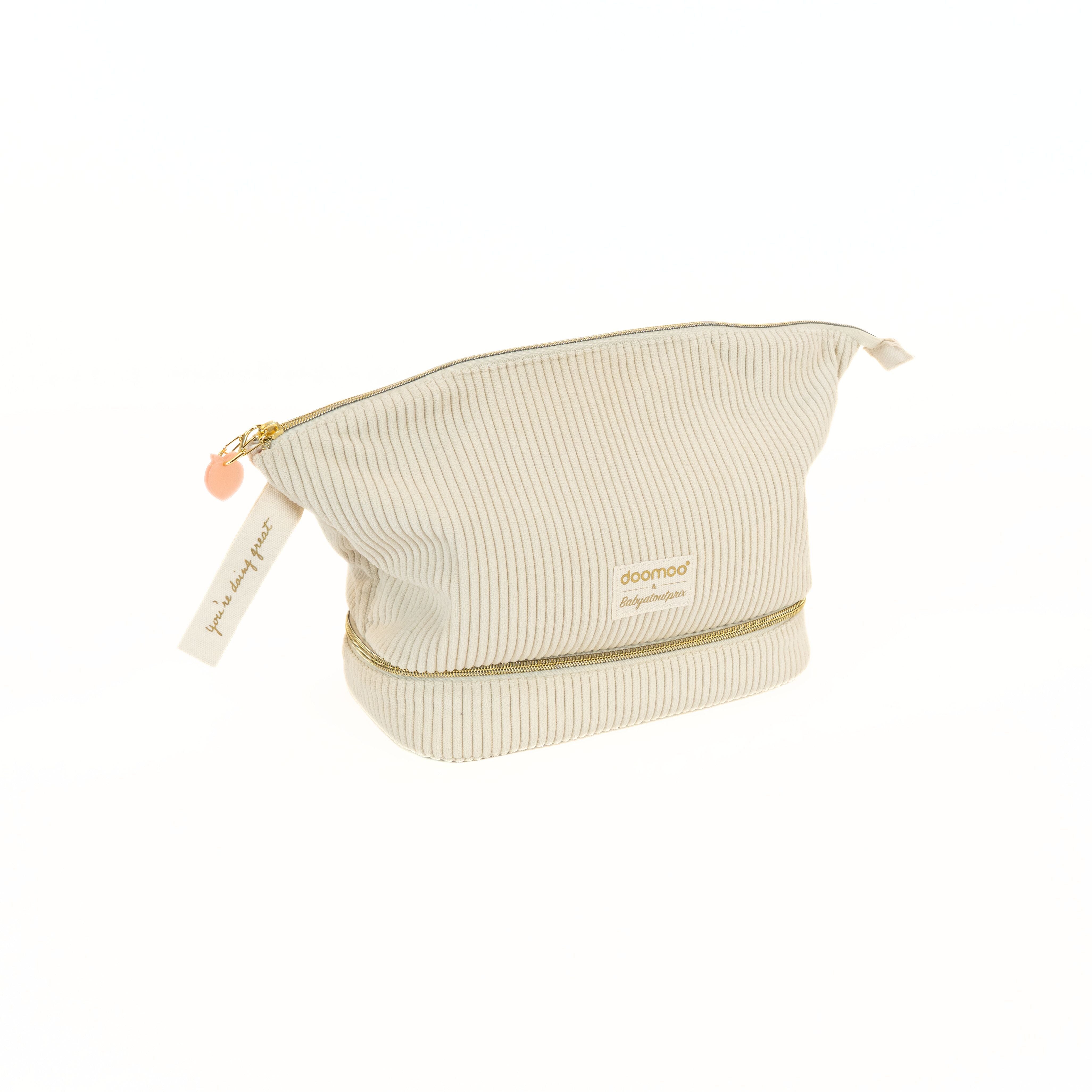 Housse avec tirette pêche - Trousse de maternité Mommy Vanity x Babyatouprix