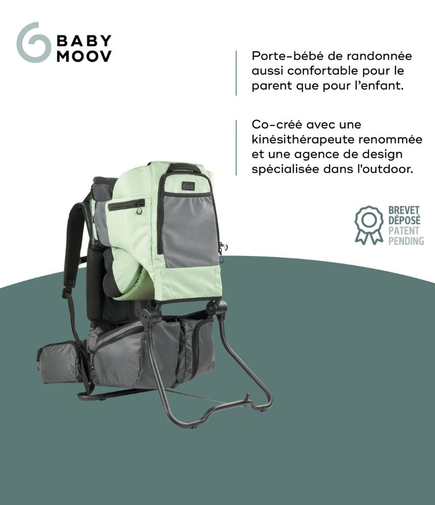 Moov & Hike Reconditionné - Le porte-bébé de randonnée conçu avec une kiné, confortable dès le 1er âge