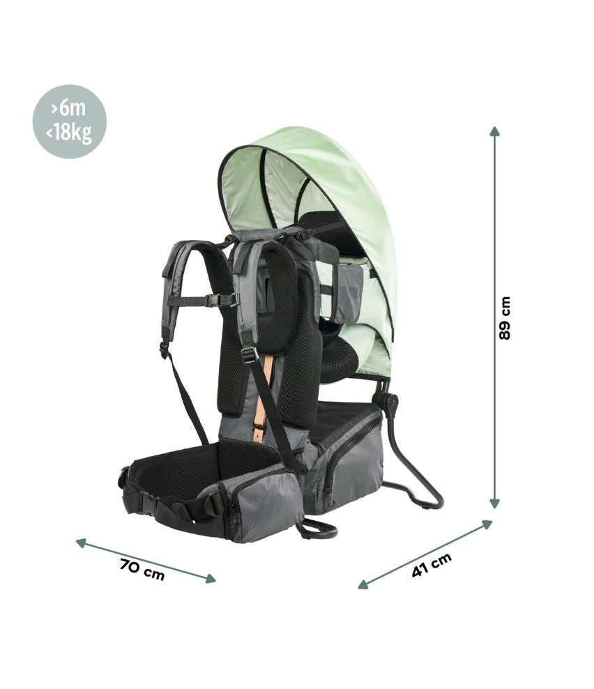 Porte bebe de randonnee bebe Moov Hike Confort Brevete Babymoov