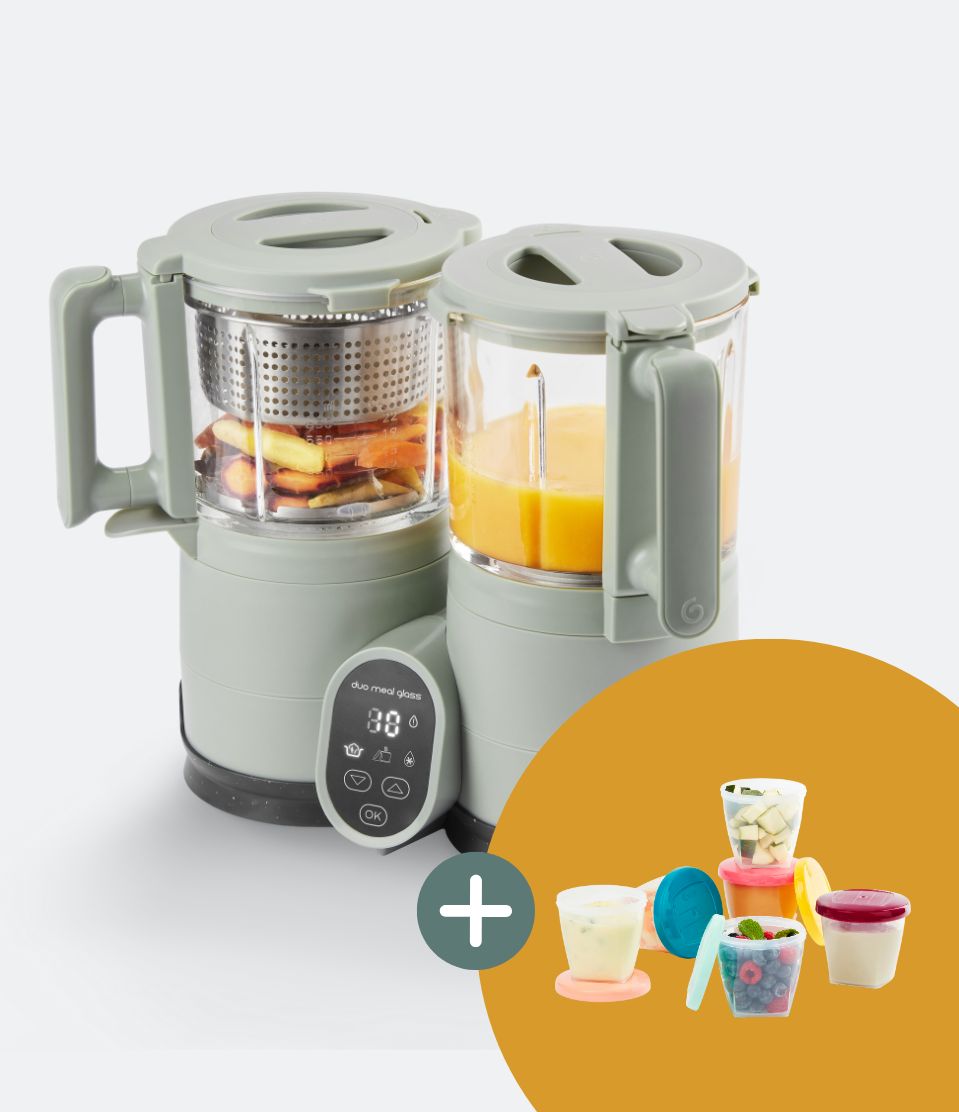 Robot en verre cuisson rapide - Nutribaby Glass Celadon