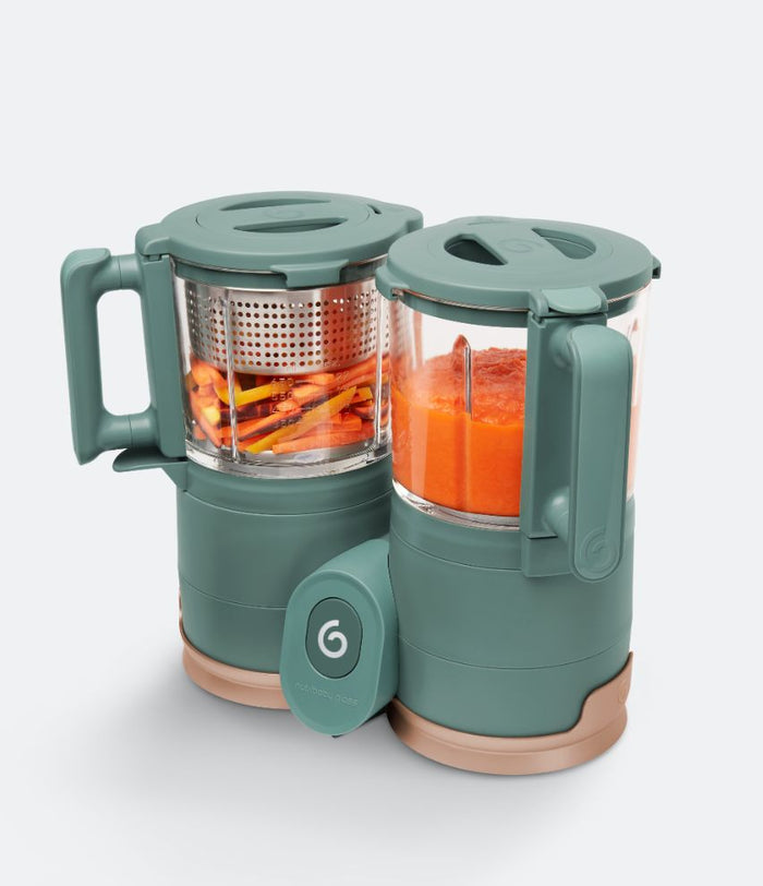 Robot Multifonctions Babymoov Nutribaby+ - 6 En 1 Cuiseur Vapeur Et Mixeur - Sans BPA - Mineral Beige