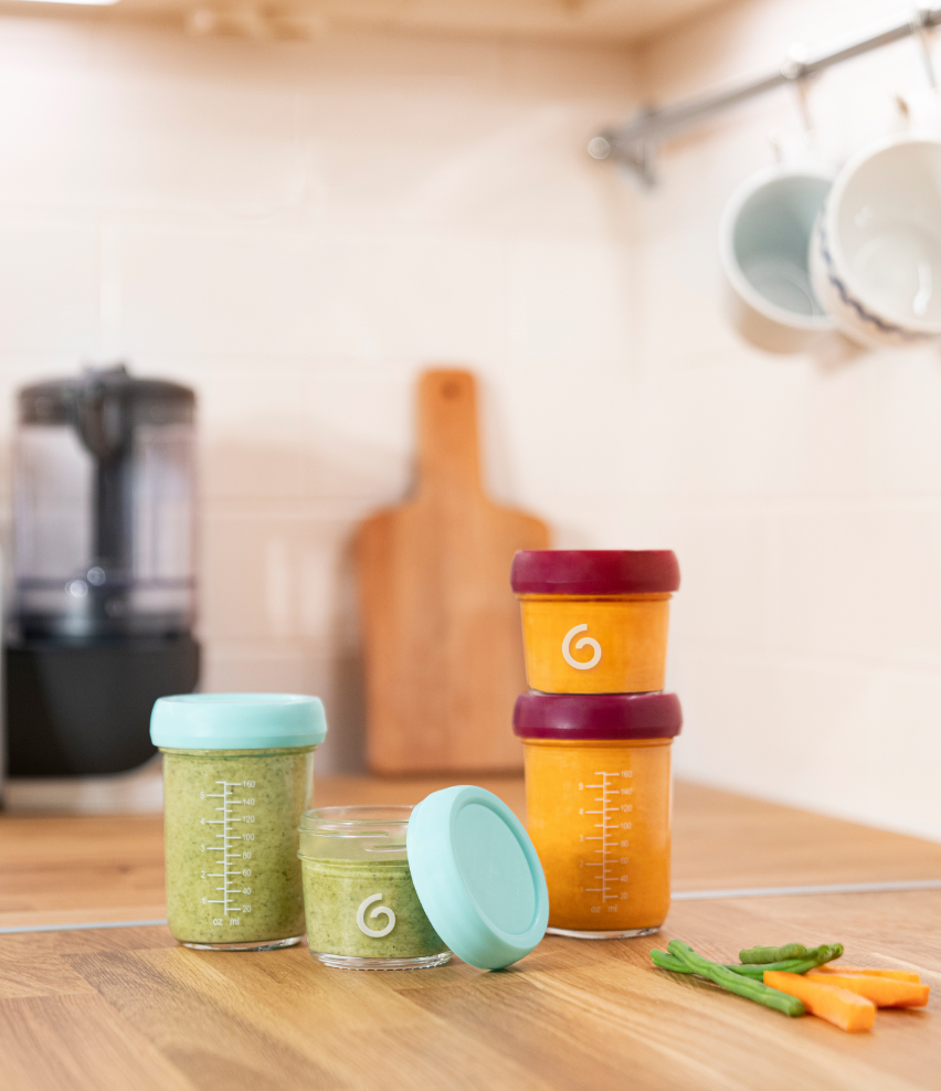 Lot De 6 Petits Bocaux En Verre 80ml Avec Couvercle Hermétique - Pour Congélation, Vinaigrette, Repas - Lavable Lave-vaisselle, Micro-ondes