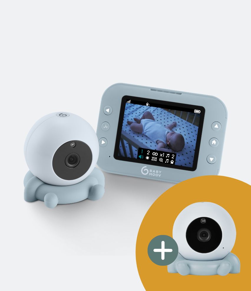 HelloBaby Babyphone Caméra Moniteur vidéo pour bébé avec caméra et